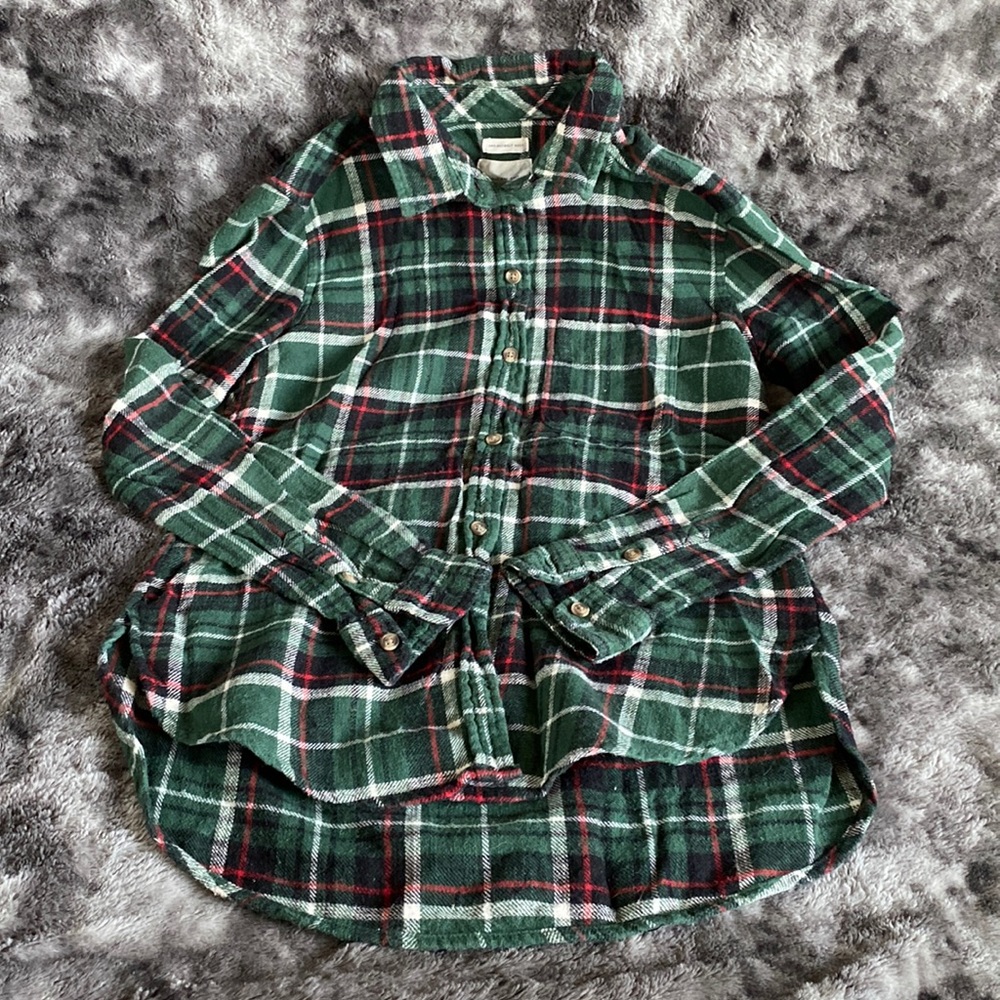 American Eagle Flannel Pocket Shirt XXS